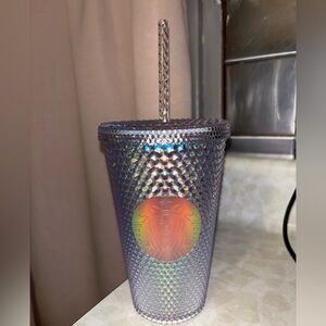 16oz iridescent Starbucks Tumbler.